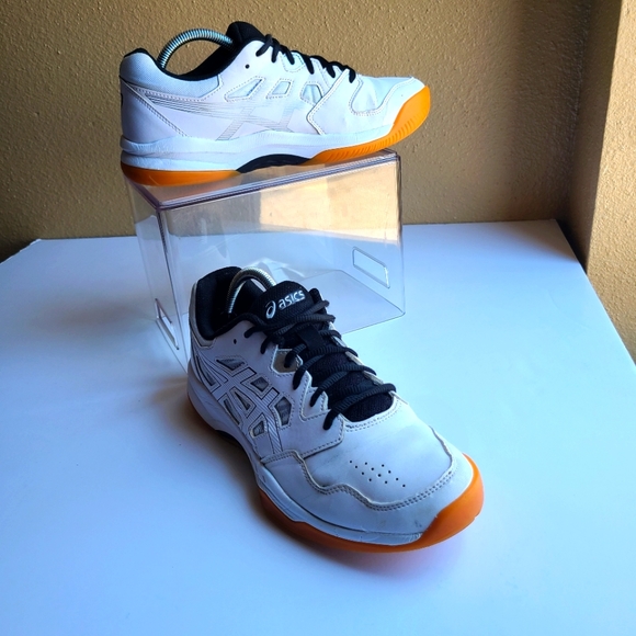 ASICS Gel-Renma Men's size 8.5 Indoor/Outdoor Shoe (White/Black) (1071A068.101) - Picture 5 of 10